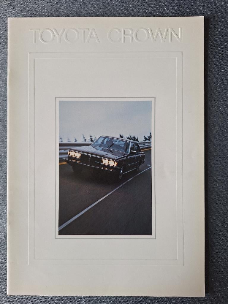 Brochure TOYOTA CROWN - 1981 NL, Verzenden, Gelezen, Toyota