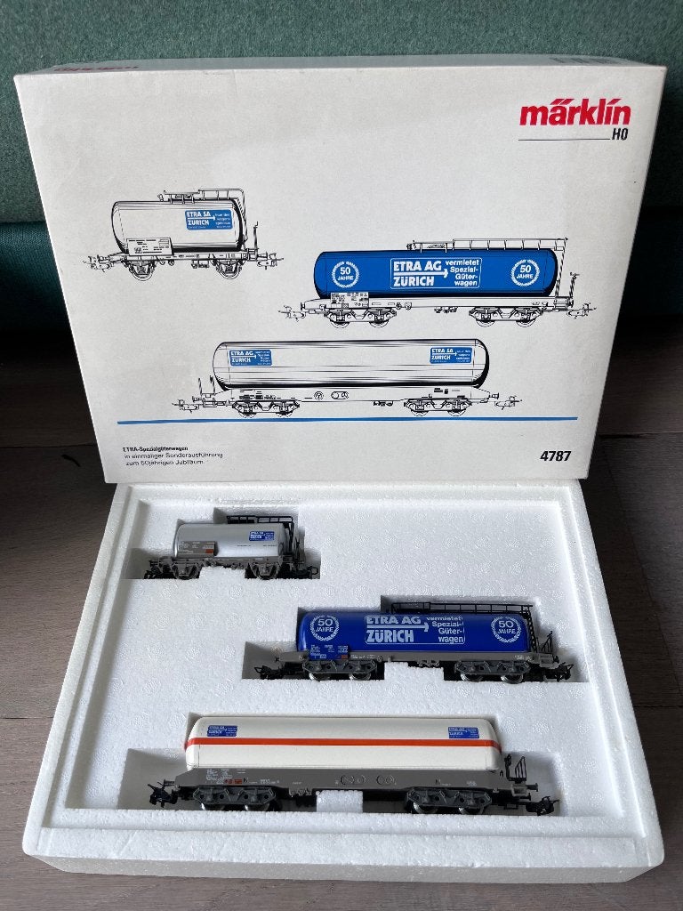 Marklin 4787 ho set wagons nieuwstaat, Wisselstroom, Treinset, Verzenden, Nieuw