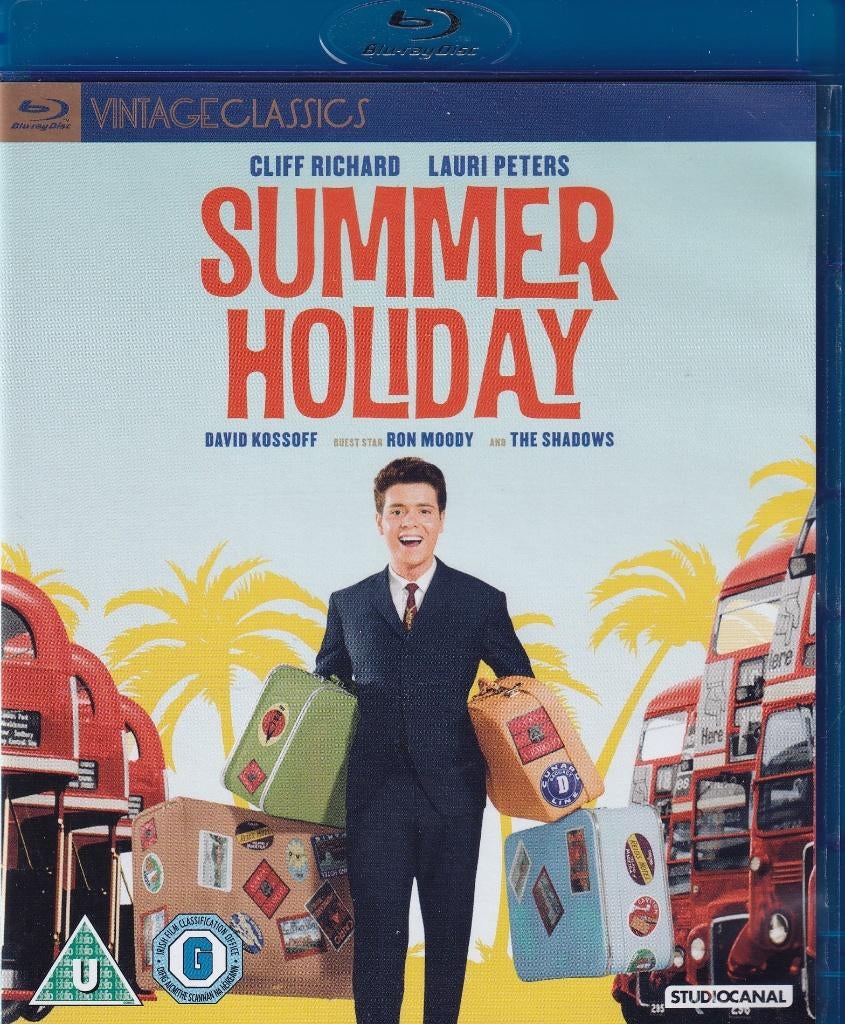 Te koop blu ray CLIFF RICHARD summer holiday & rhythm & gree, Cd's en Dvd's, Ophalen of Verzenden, Zo goed als nieuw, Muziek en Concerten
