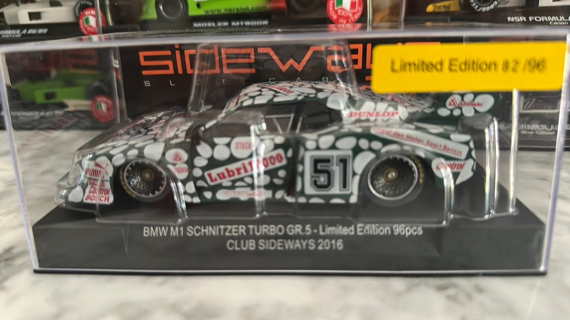Racer sideways limited edition groen bmw m1, Ophalen of Verzenden, Nieuw, Elektrisch, Overige merken