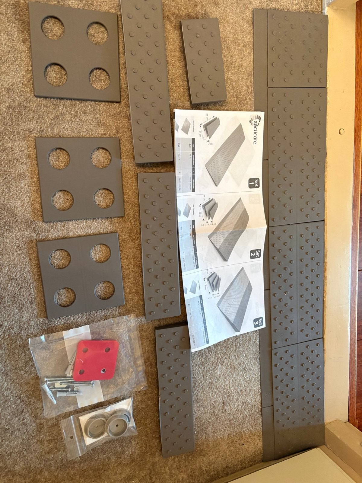 SecuCare Modulaire Drempelhulp 2-laags, grijs, Ophalen, Zo goed als nieuw