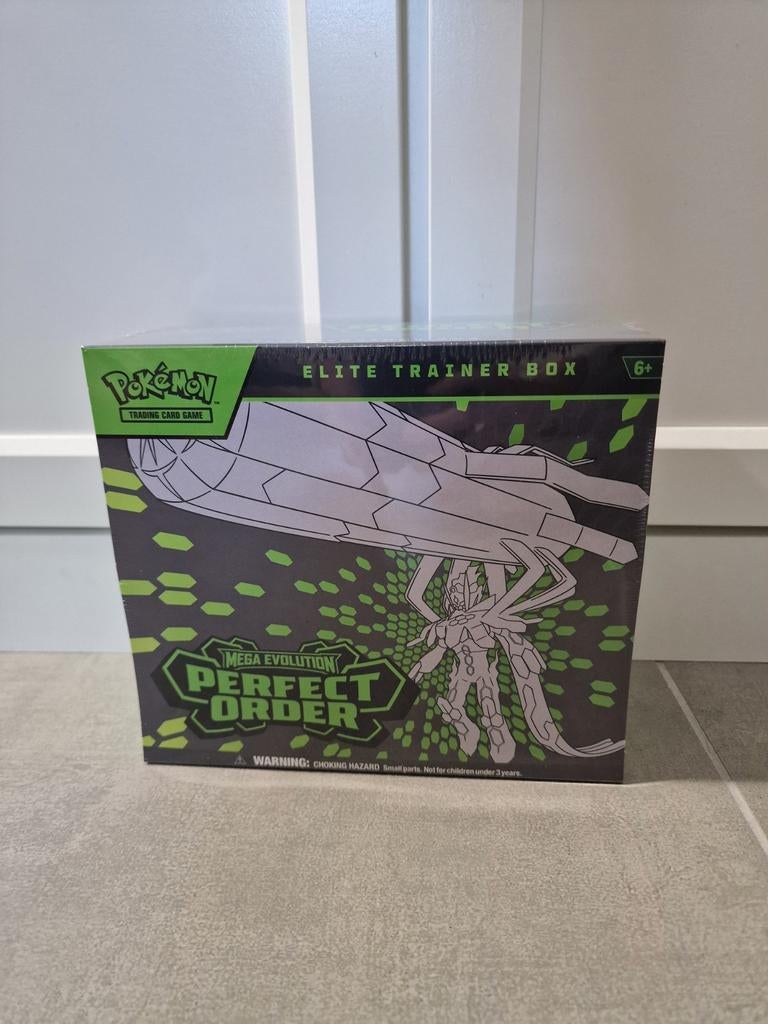 Pokémon Mega Evolution Perfect Order Elite Trainer Box, Hobby en Vrije tijd, Verzamelkaartspellen | Pokémon, Ophalen of Verzenden