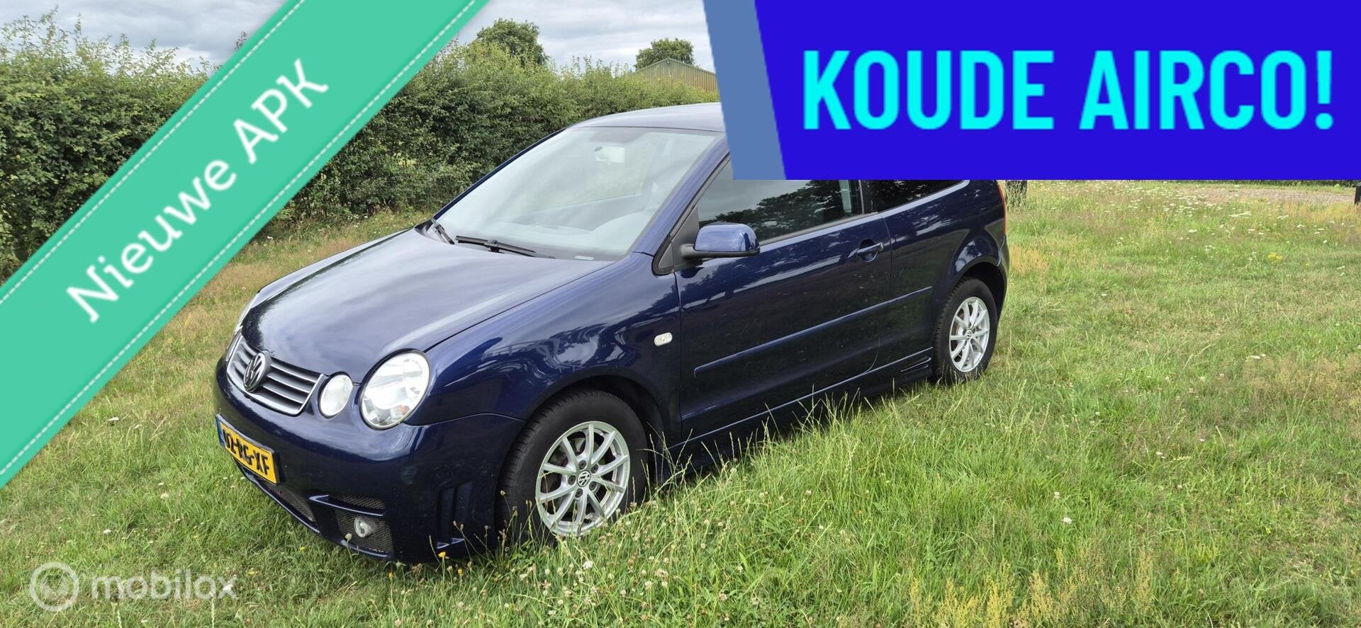 Volkswagen Polo 1.4-16V Sportline/Slechts 136982 KM/ Nwe APK, Auto's, Voorwielaandrijving, Stof, Zwart, 4 cilinders