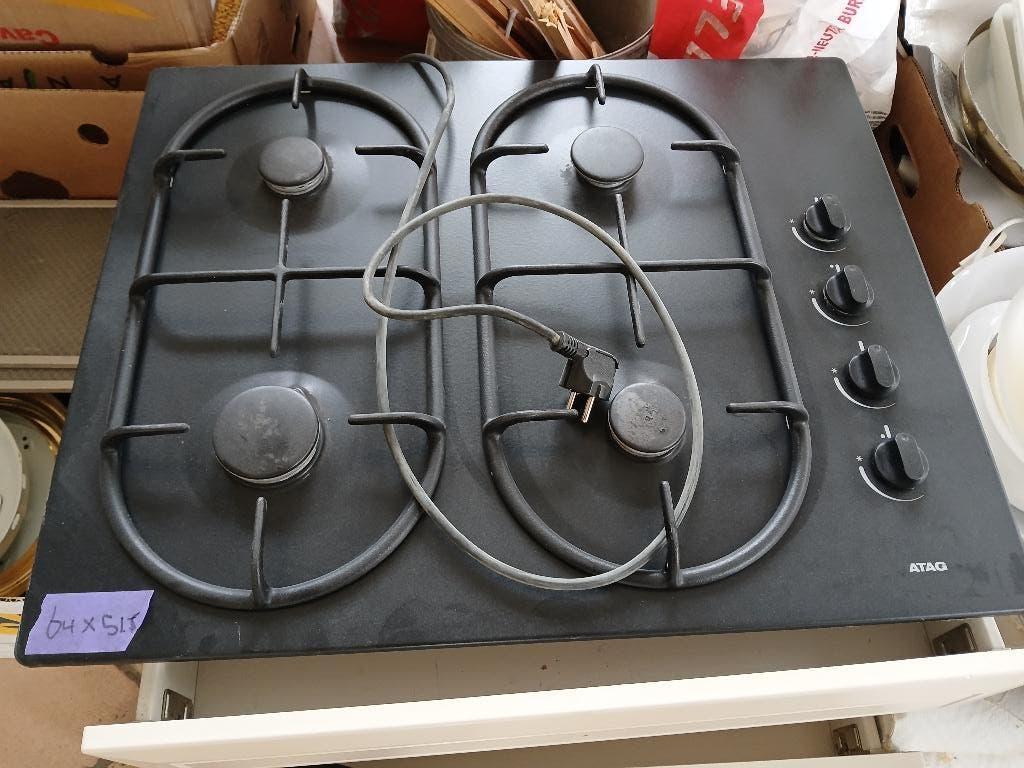 ATAG gas kookplaat, Witgoed en Apparatuur, Kookplaten, Ophalen, Gebruikt, 4 kookzones, Inbouw
