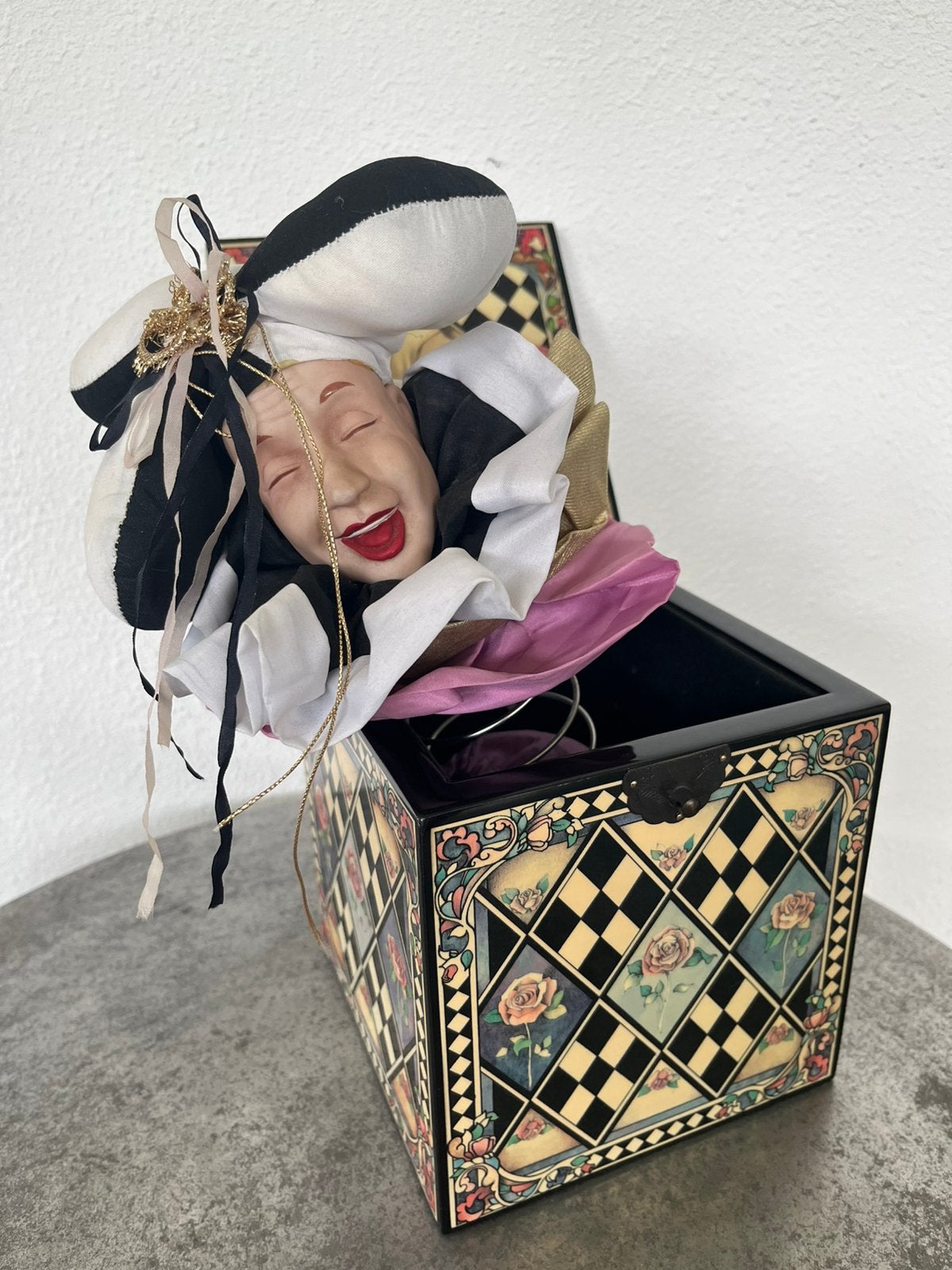 Muziekdoos Limited Edition Jack in the Box Harlekijn, Verzamelen, Ophalen of Verzenden, Zo goed als nieuw