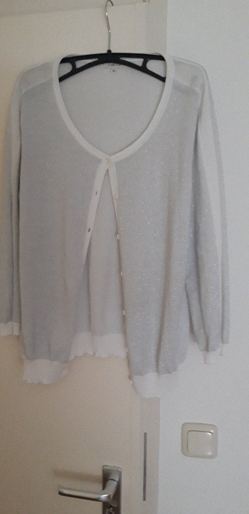 vestje in maat 42 van Gigue 100% katoen, Kleding | Dames, Gigue, Wit, Maat 42/44 (L), Ophalen of Verzenden