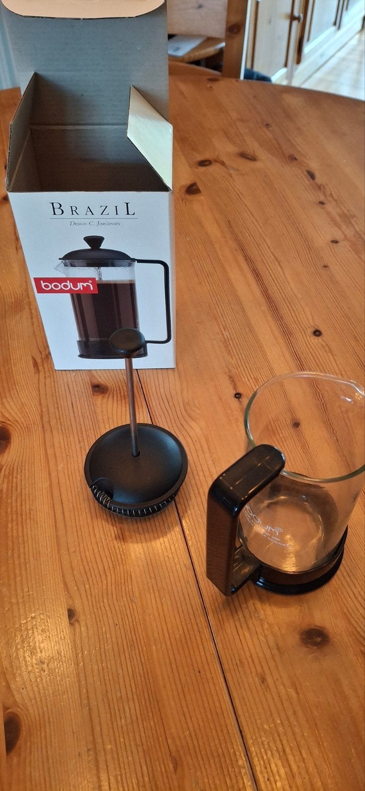 Zwarte koffiepers voor 3 kopjes van Bodum, Ophalen, Overige modellen, Gemalen koffie, Zo goed als nieuw