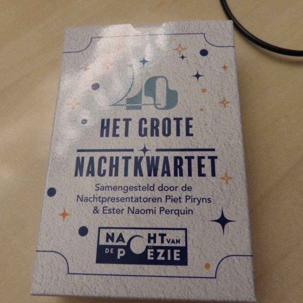 kwartet Het grote Nachtkwartet   dichterskwartet, Verzamelen, Speelkaarten, Jokers en Kwartetten, Verzenden, Nieuw, Kwartet(ten)