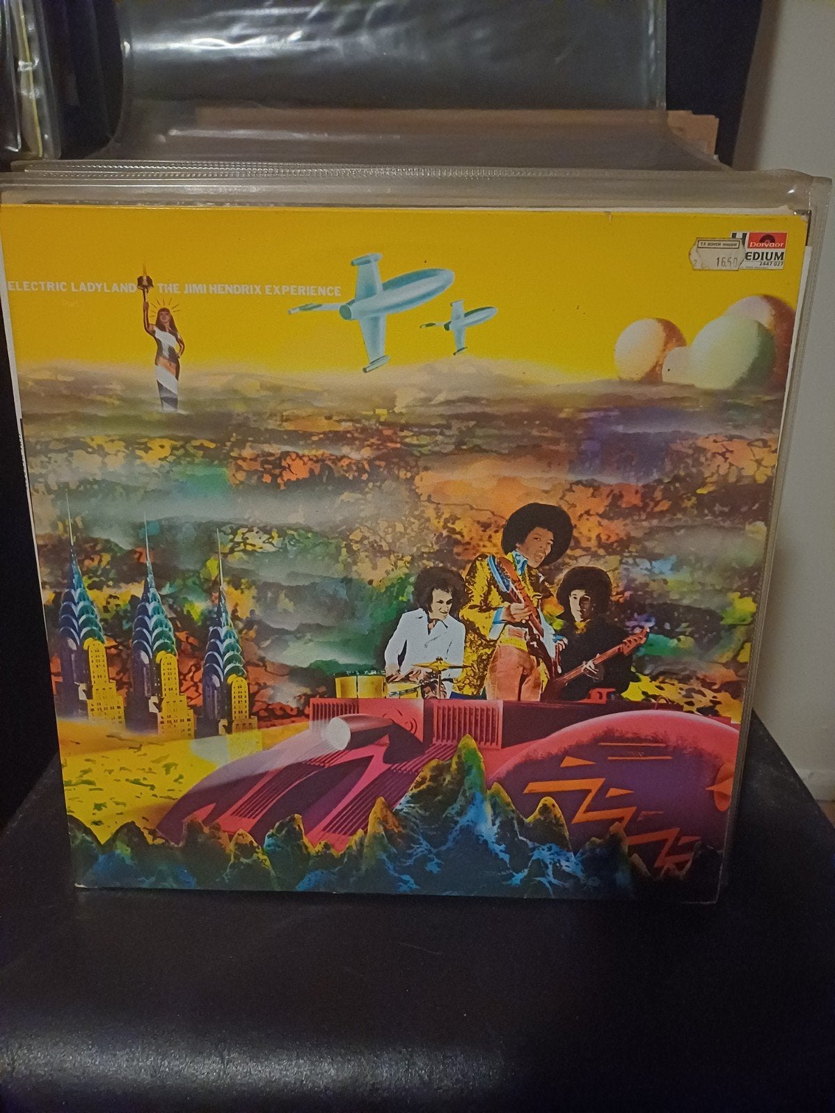 3 jimi hendrix lp's en dubel LP box., Cd's en Dvd's, Ophalen of Verzenden, Gebruikt, 12 inch, Poprock