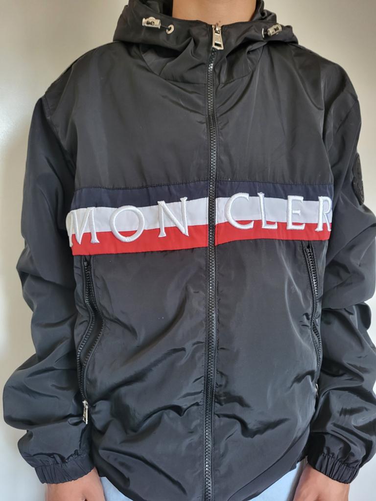 Moncler Acorus Giubbotto Zwart Windjack Maat M L XL 💫, Kleding | Heren, Moncler, Maat 48/50 (M), Zwart, Nieuw
