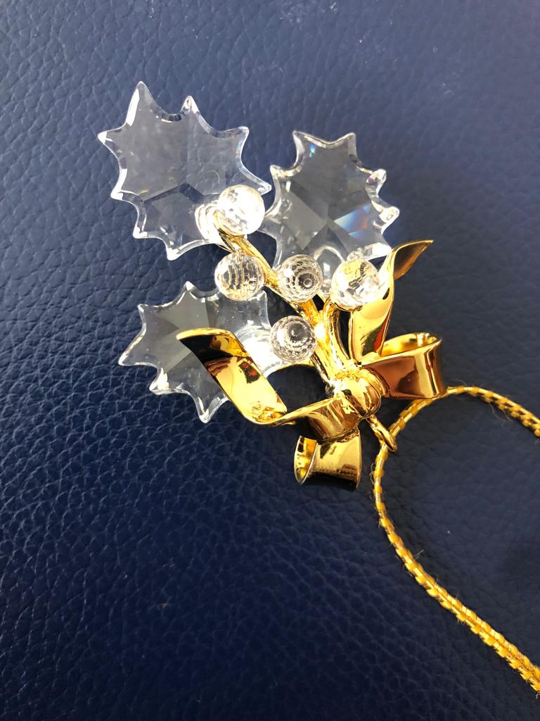 Swarovski broche, Ophalen, Nieuw, Goud, Overige materialen
