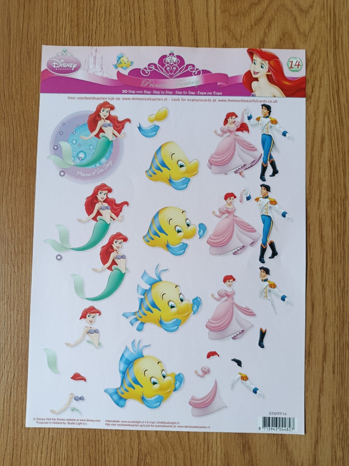Disney princess Knipvellen,, Ophalen of Verzenden, Nieuw, Disney, Knipvel