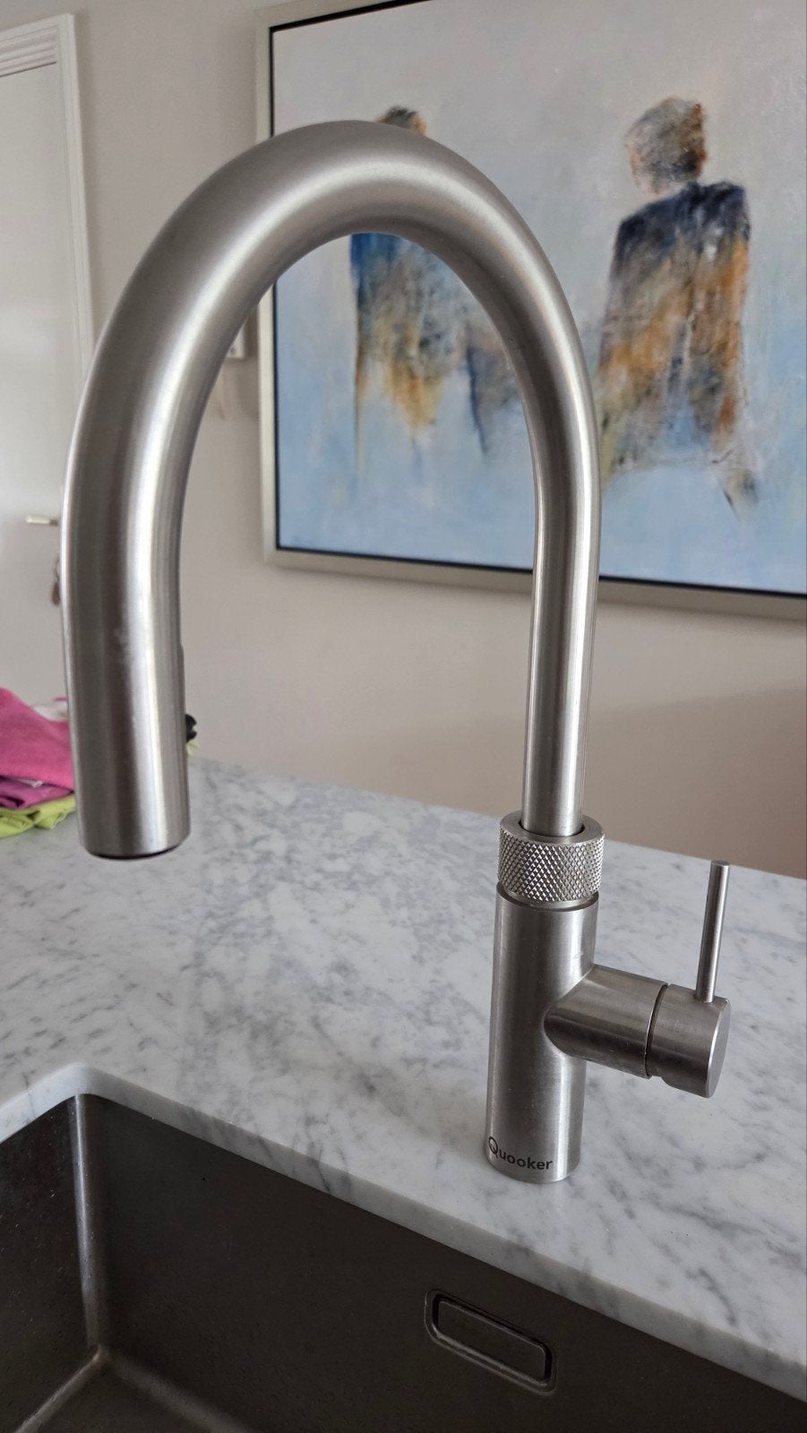 Quooker PRO3 Flex Round RVS ZONDER kokend water, Overige typen, Zilver, Ophalen of Verzenden, Zo goed als nieuw