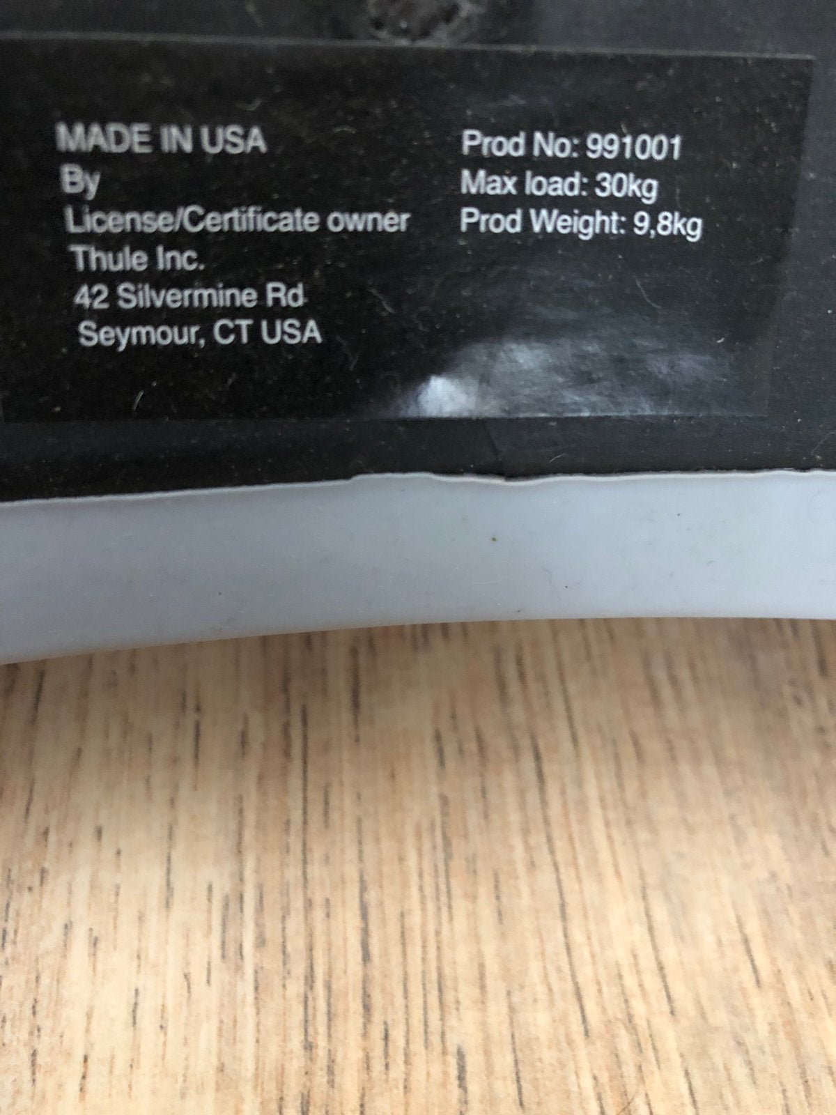 Thule raceway 991, Auto diversen, Fietsendragers, Ophalen, Zo goed als nieuw, Achterklepdrager