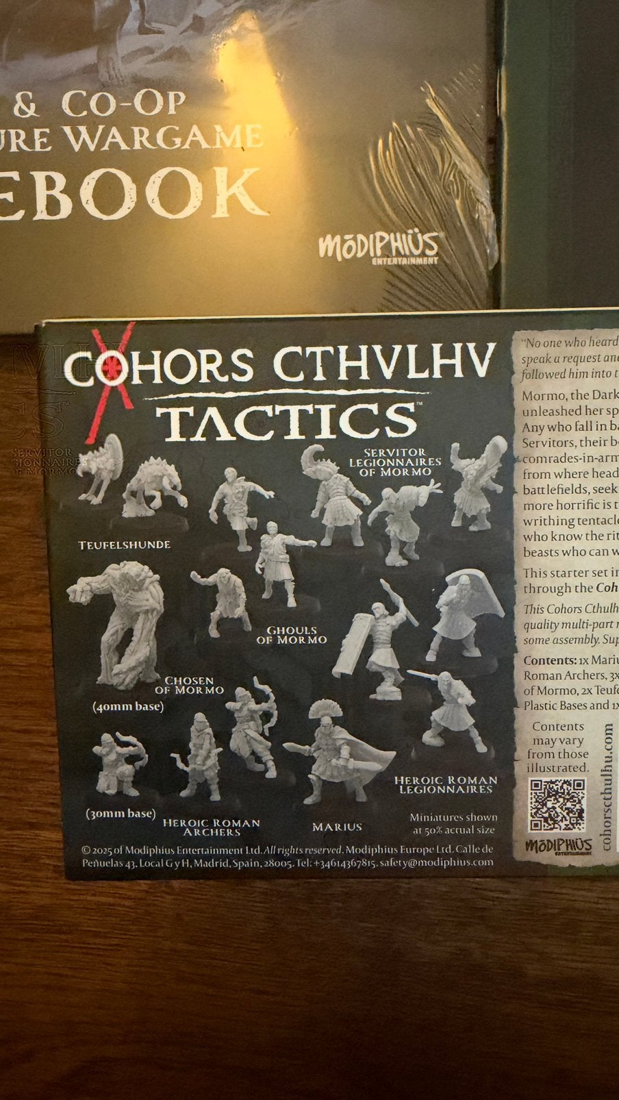 Cohors Cthulhu Tactics Rulebook Miniature Starter Set, Hobby en Vrije tijd, Ophalen of Verzenden, Zo goed als nieuw, Overige soorten