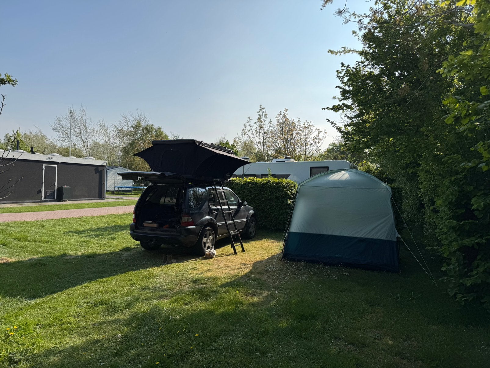 Hardshell daktent, Caravans en Kamperen, Tenten, Ophalen of Verzenden, Zo goed als nieuw