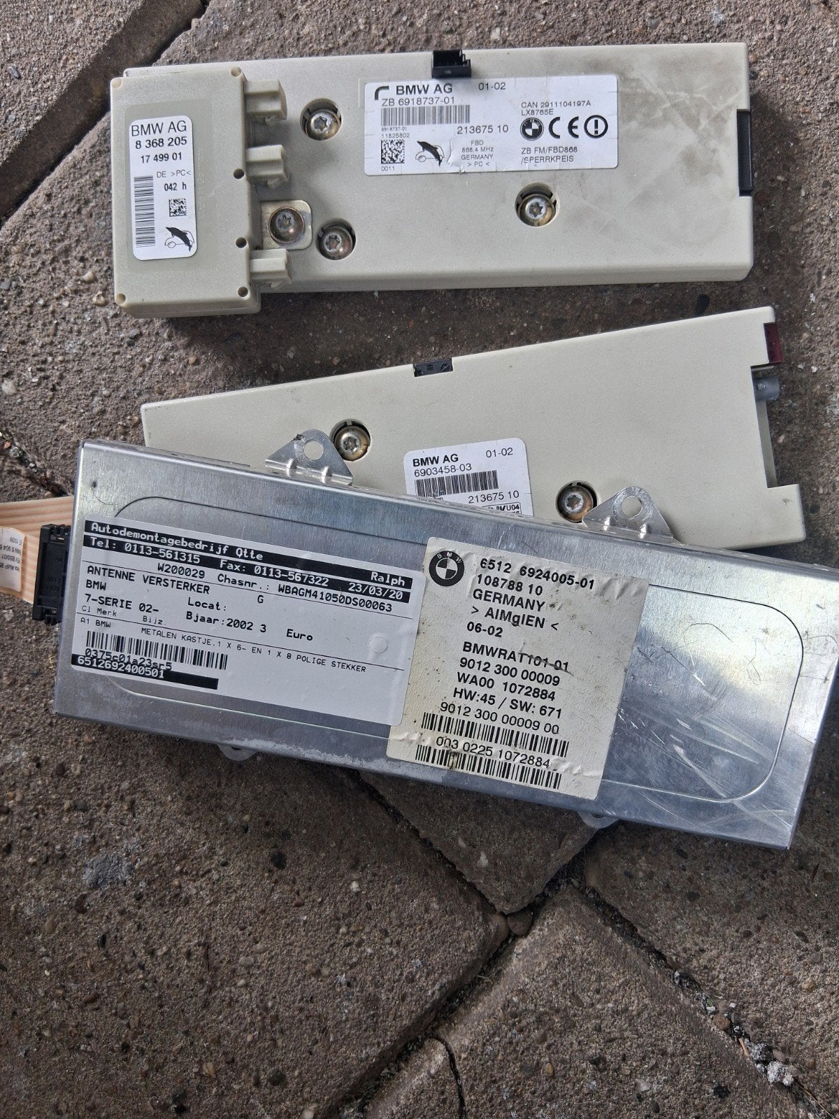 Antenne Versterker BMW E65 7-serie 2002, Ophalen of Verzenden, Gebruikt, BMW