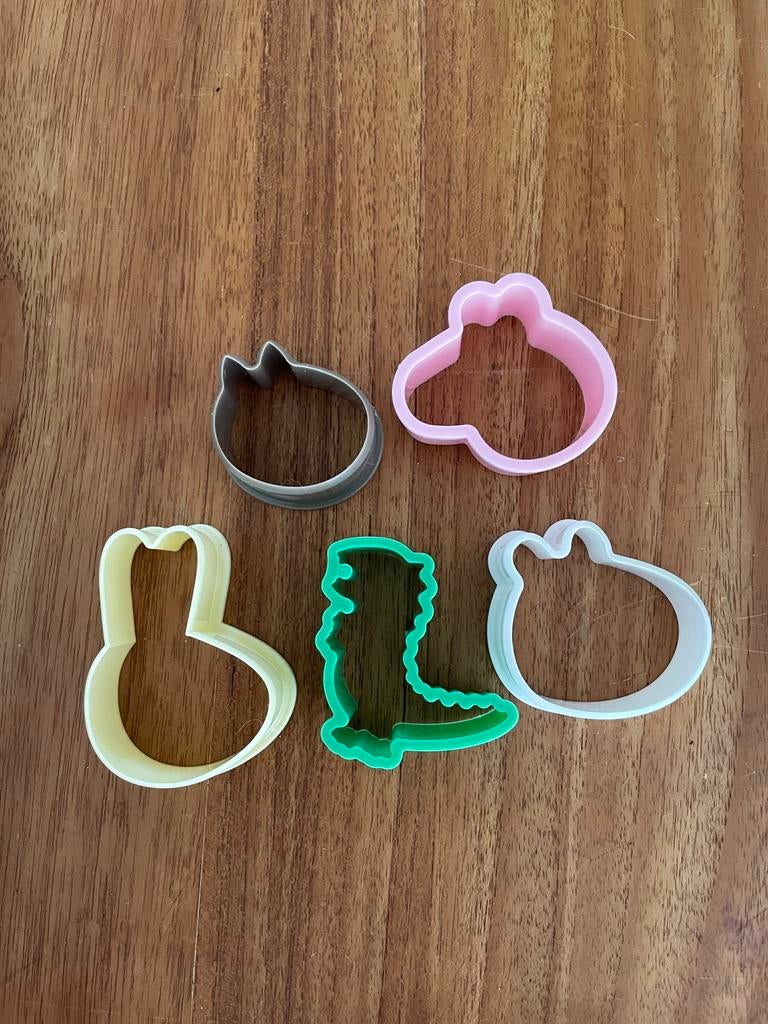 Dr. Oetker Peppa Pig cookie cutters, Ophalen, Zo goed als nieuw, Bakvorm