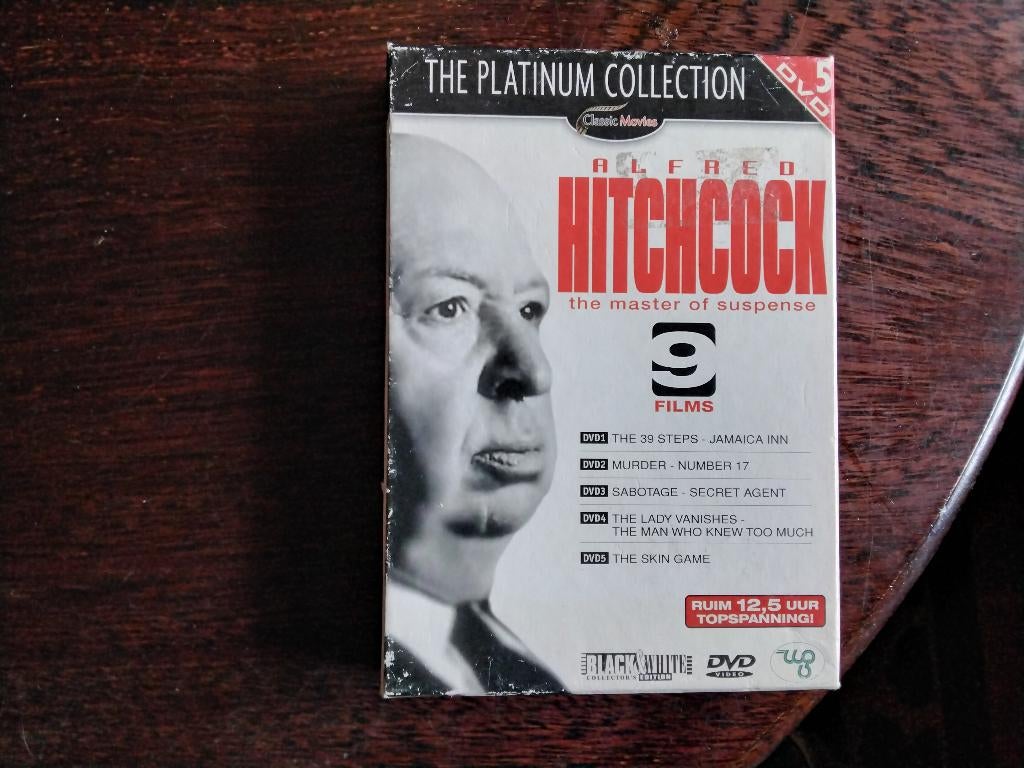 Alfred hitchcock the master of suspence compleet, 5disks, or, Vanaf 16 jaar, Boxset, Ophalen of Verzenden, Zo goed als nieuw