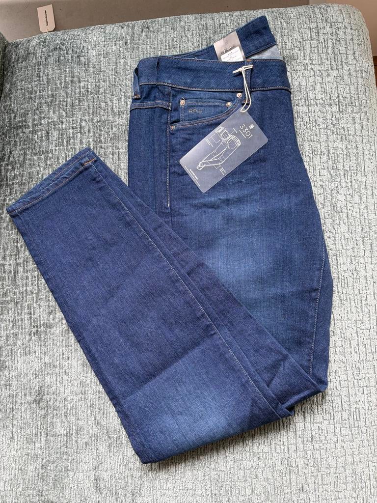 G-Star RAW 3301 Low Skinny Jeans W32 L32, Ophalen of Verzenden, Nieuw, Blauw, W33 - W36 (confectie 42/44)