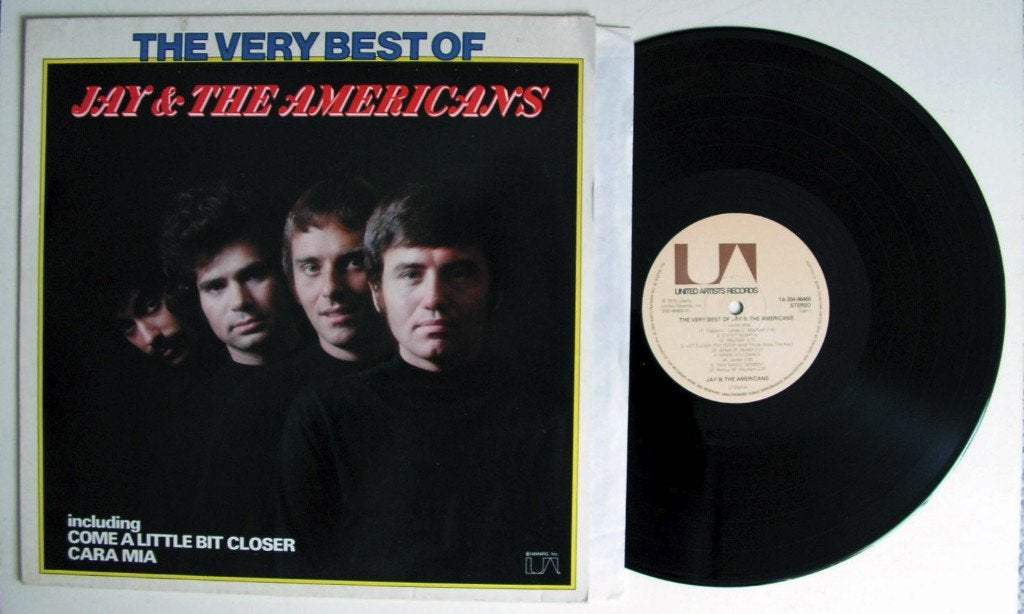Jay & The Americans The Very Best Of 10 nrs LP 1975 ZGAN, LP, Ophalen of Verzenden, Zo goed als nieuw, 12 inch