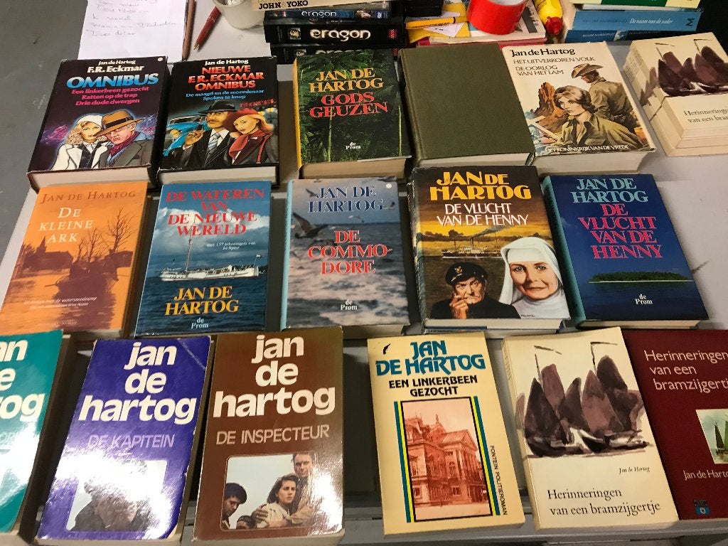 T.K. nog 20 boeken van Jan de Hartog Engelandvaarders e.a., Ophalen of Verzenden, Gelezen, Jan de Hartog