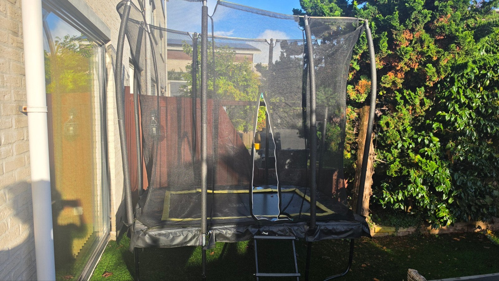 Salta Comfort Edition Trampoline 153x214 met veiligheidsnet, Ophalen, Gebruikt