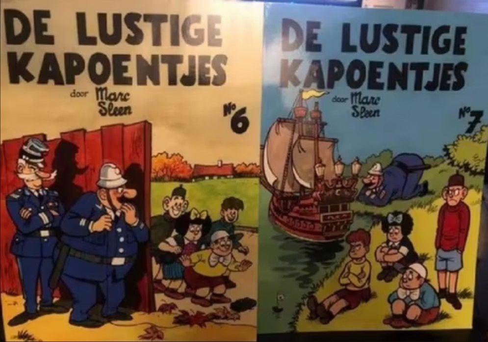 de lustige kapoentjes no 6 en no 7 marc sleen k2, Boeken, Eén stripboek, Ophalen of Verzenden, Zo goed als nieuw
