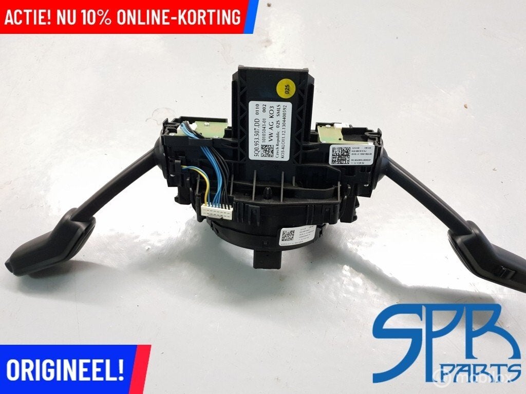 Stuurkolomschakelaar 5Q0953507DD 5Q0953549C LANE ASSIST ACC, Audi, Gebruikt, Audi, Ophalen of Verzenden