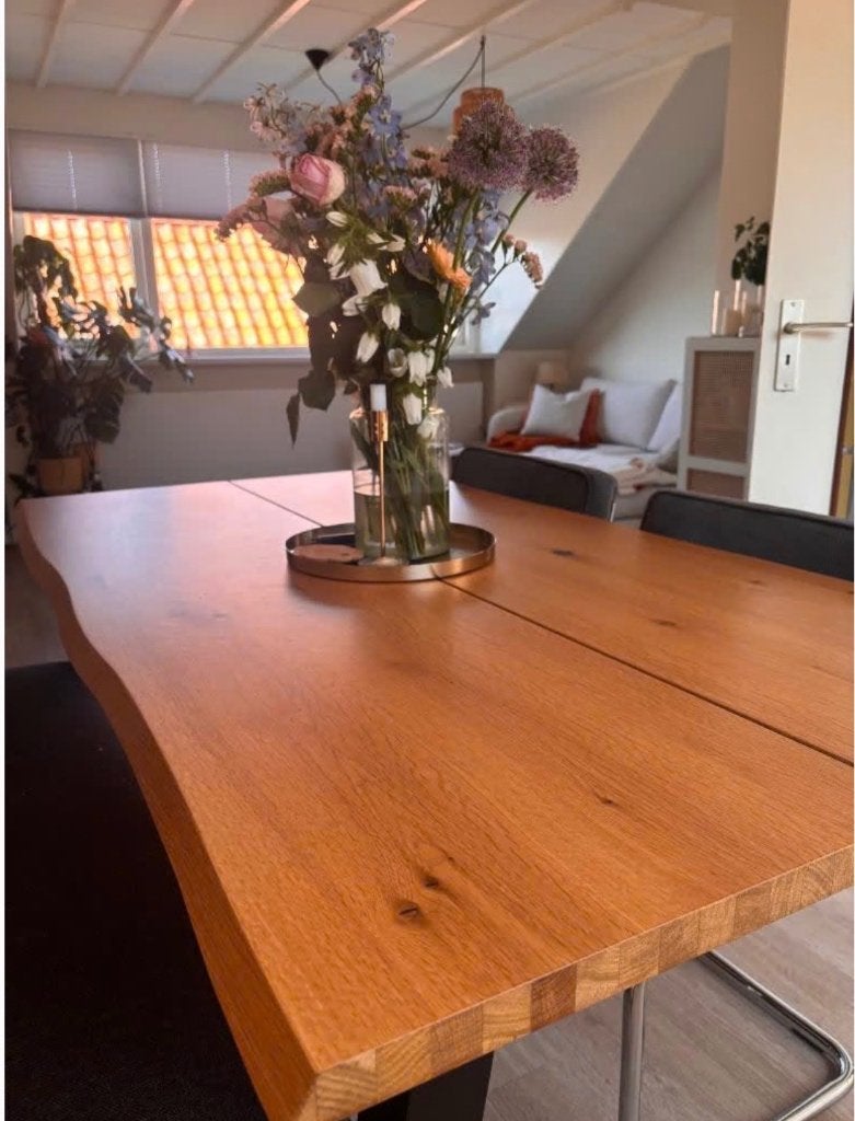 Eettafel, Huis en Inrichting, Ophalen, Gebruikt, 200 cm of meer, 50 tot 100 cm