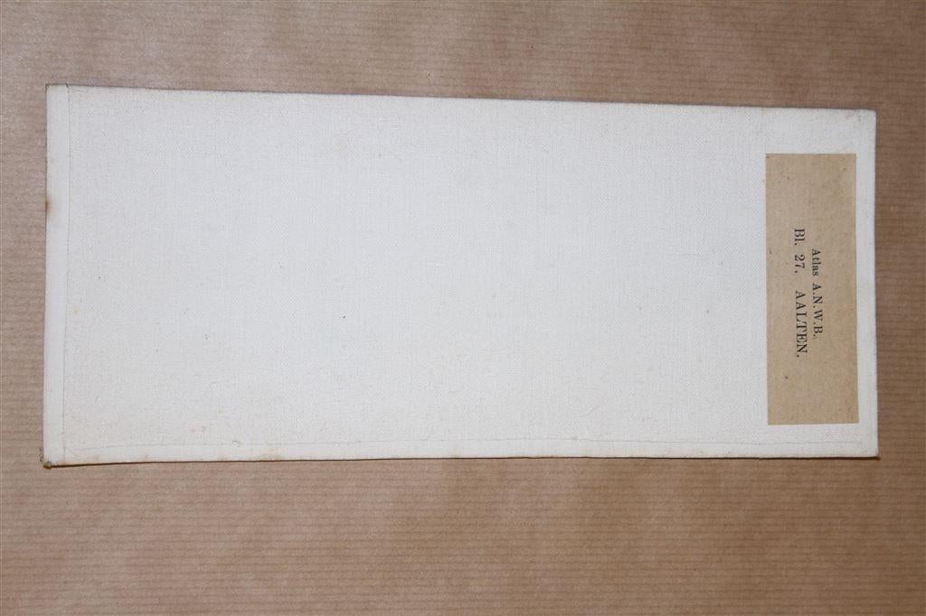Oude stafkaart - Aalten - 1925, Gelezen, Ophalen of Verzenden, Landkaart, 1800 tot 2000
