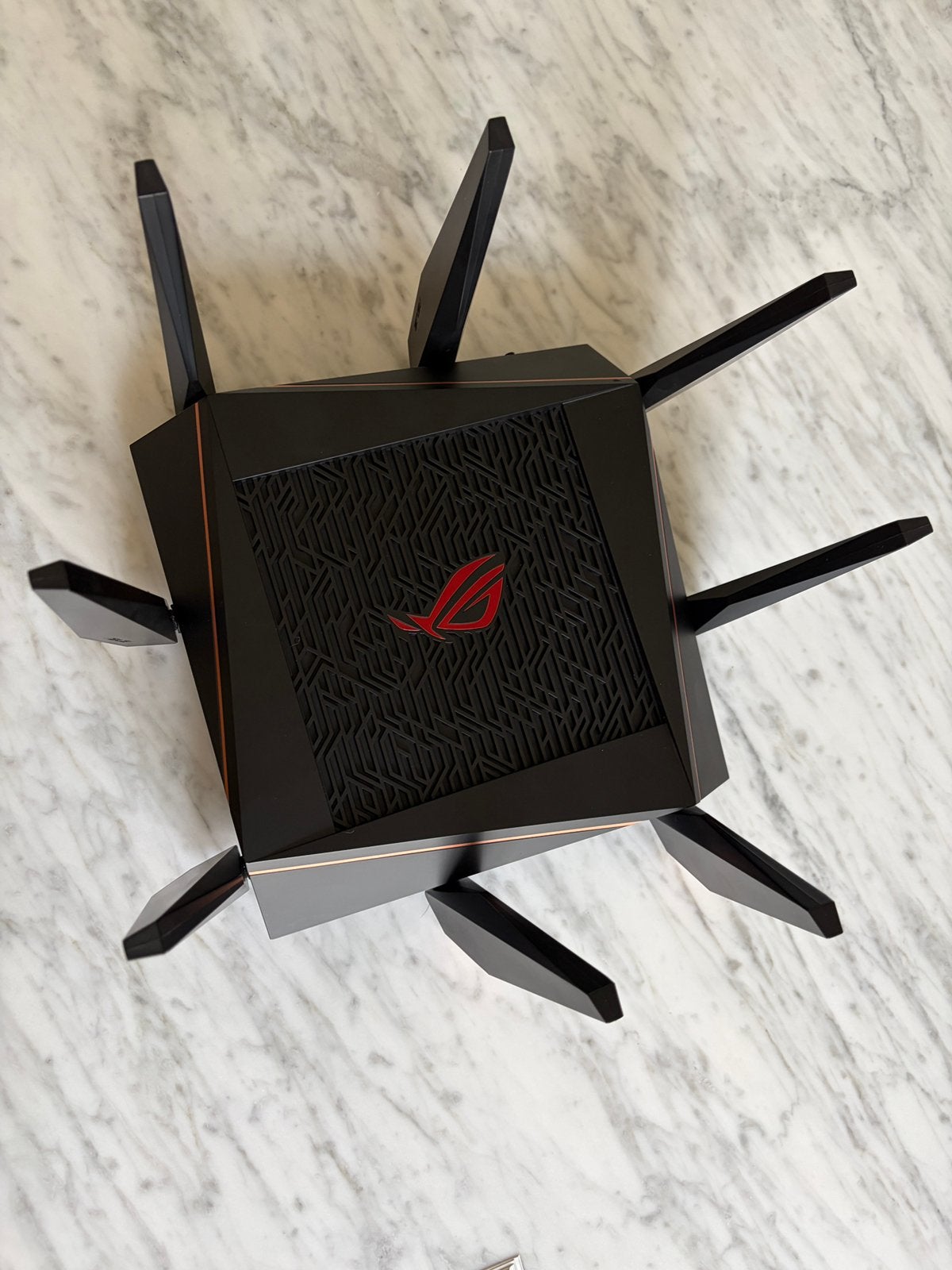 Snelle ASUS ROG Rapture GT-AC5300 Tri-Band Gaming Router, Computers en Software, Routers en Modems, Zo goed als nieuw, Ophalen of Verzenden