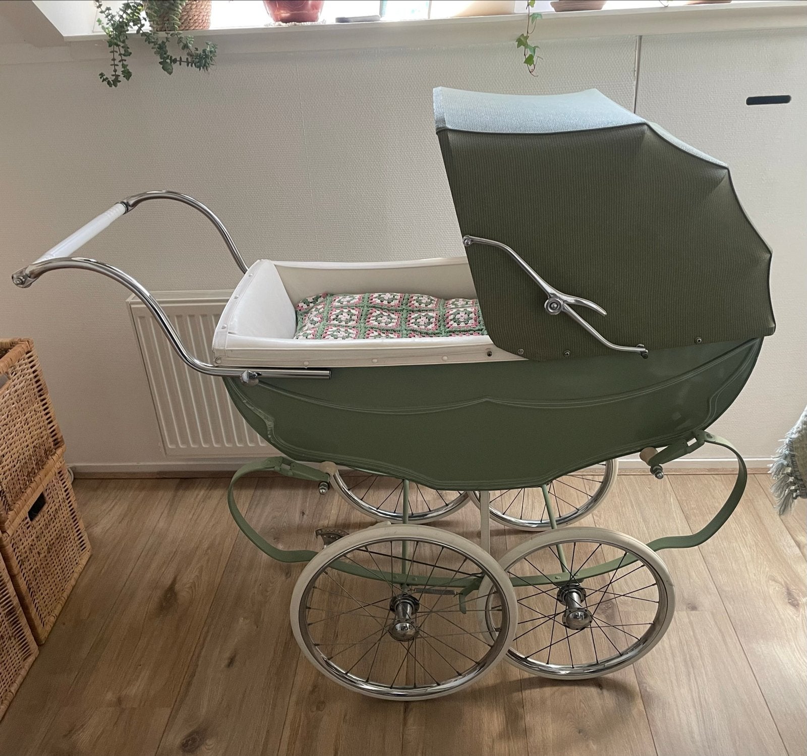 Gerestaureerde Koelstra kinderwagen uit 1958, Kinderen en Baby's, Ophalen, Zo goed als nieuw, Kinderwagen, Overige merken