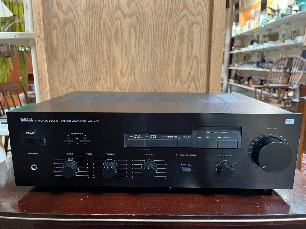 6) Yamaha Natural Sound Stereo Versterker AX-400, Audio, Tv en Foto, Ophalen, Gebruikt, Yamaha, Yamaha Corporation