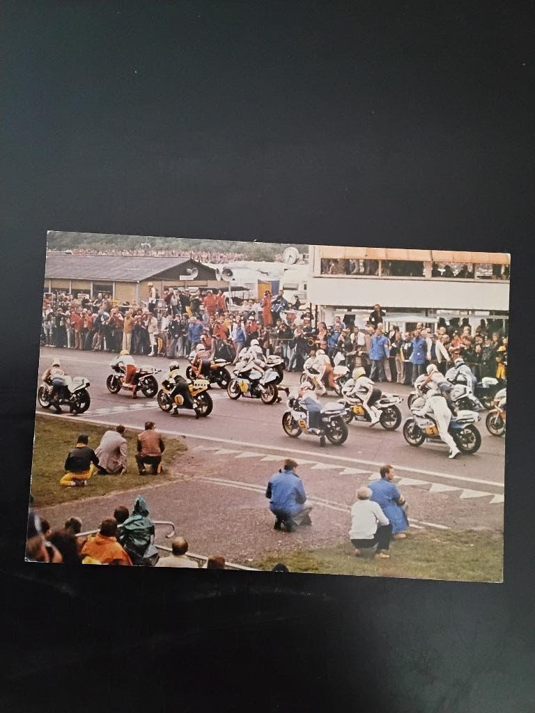 Motorsport ansichtkaart start 500 cc tt assen, Ophalen of Verzenden, Nieuw, Motoren