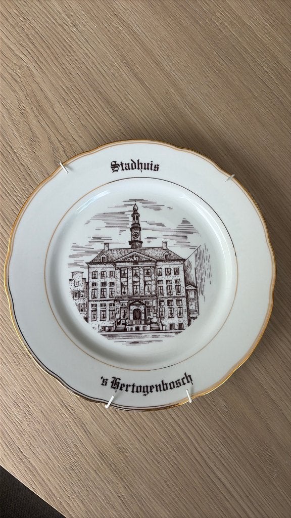 Wandbord 's-Hertogenbosch Den Bosch - stadhuis (huwelijk), Ophalen