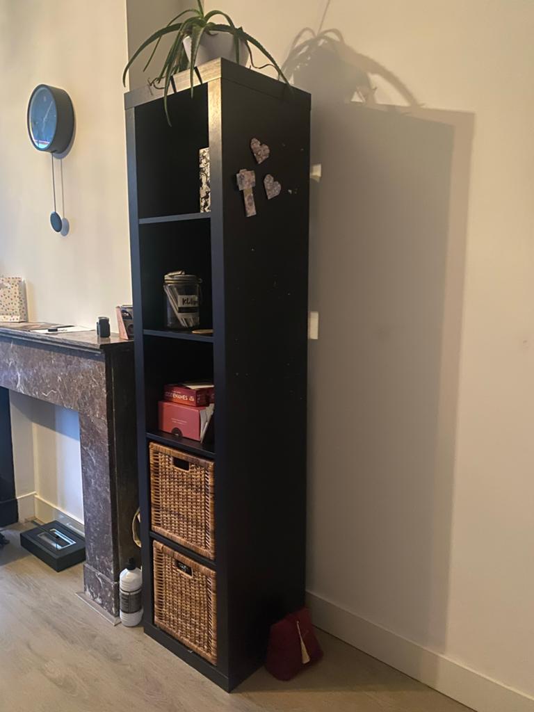 Ikea kast met mandjes - zo goed als nieuw, Ophalen, Met plank(en), Minder dan 50 cm, Zo goed als nieuw