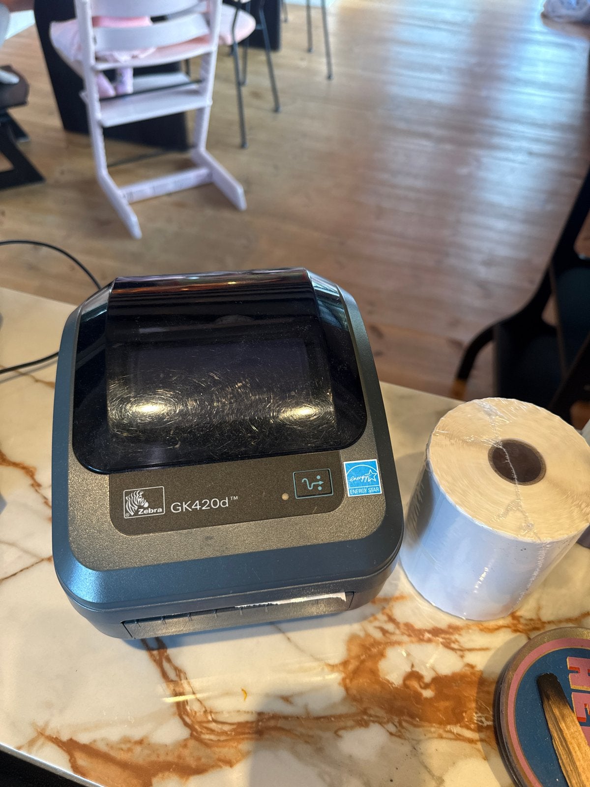 Zebra GK420d Labelprinter - Zo goed als nieuw, Zwart-en-wit printen, Printer, Ophalen of Verzenden, Zo goed als nieuw