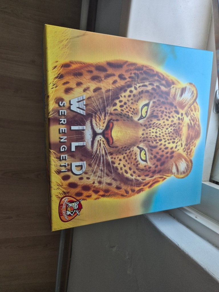 Wild Serengeti bordspel, Hobby en Vrije tijd, Gezelschapsspellen | Bordspellen, Een of twee spelers, Ophalen of Verzenden, Zo goed als nieuw