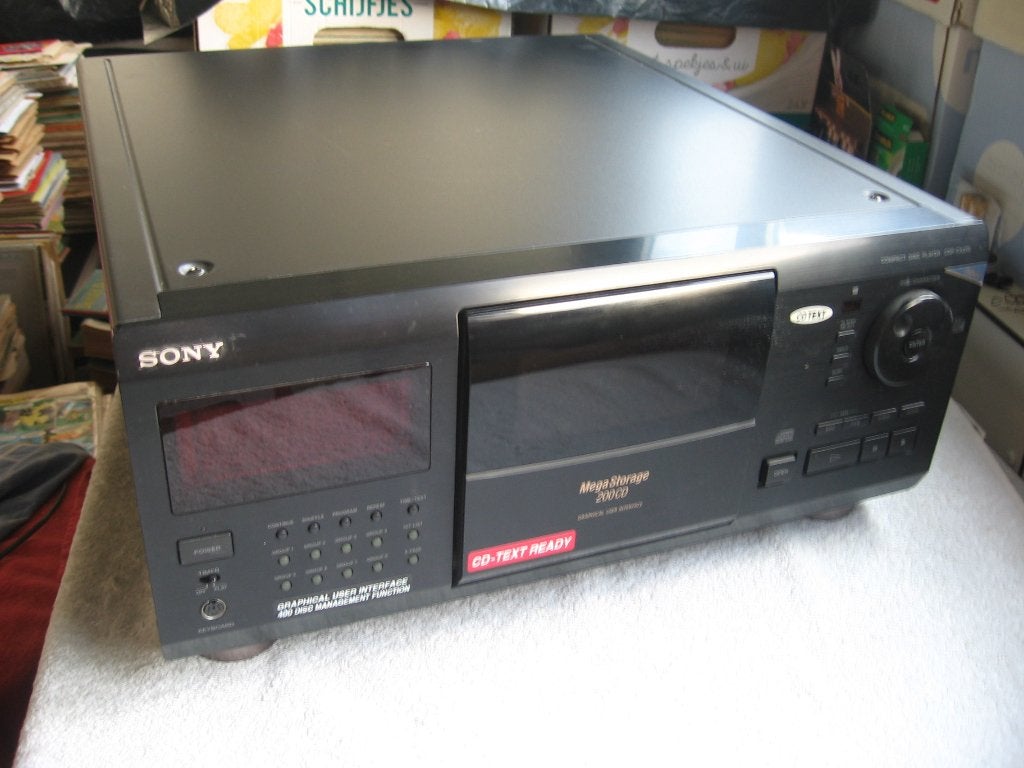 Sony 200 cd-wisselaar - ter reparatie, Ophalen, Niet werkend, Sony, Wisselaar