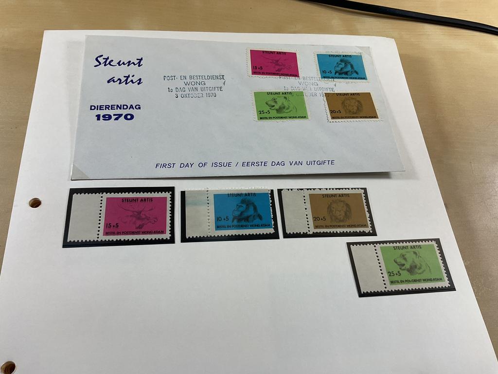 Nederland Stadspost op bladen, ook FDC, Ophalen of Verzenden, Nederland