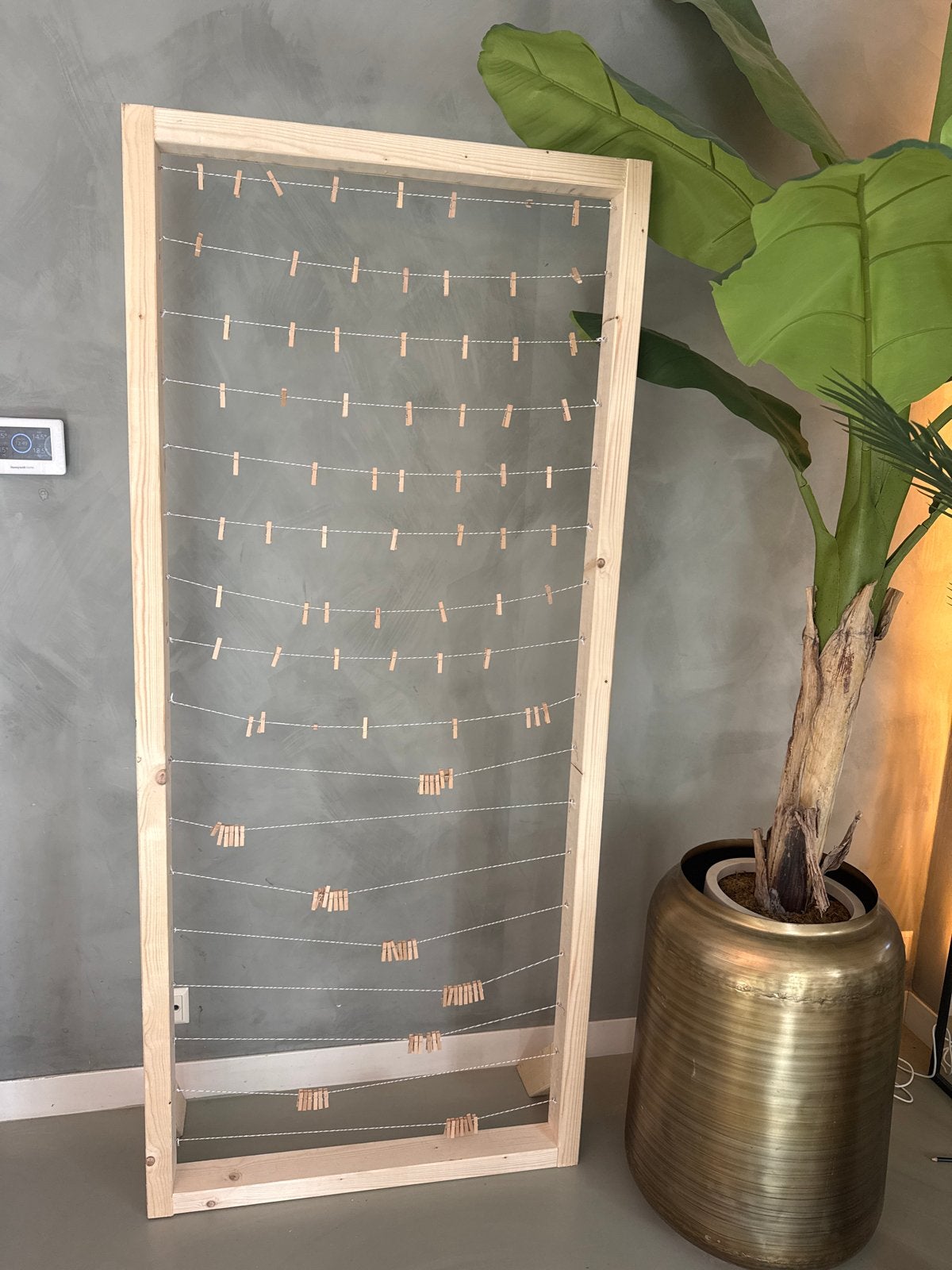 Houten fotolijst voor bruiloft of decoratie, Hout, Ophalen of Verzenden, Bruin, Landelijk