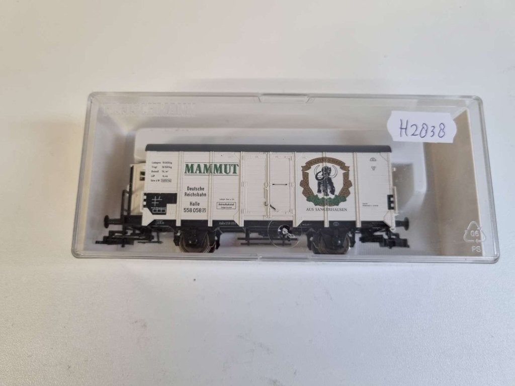 Fleischmann 85 5346 - Koelwagen "mammut" van de DRG, Gelijkstroom, Fleischmann, Wagon, Ophalen of Verzenden