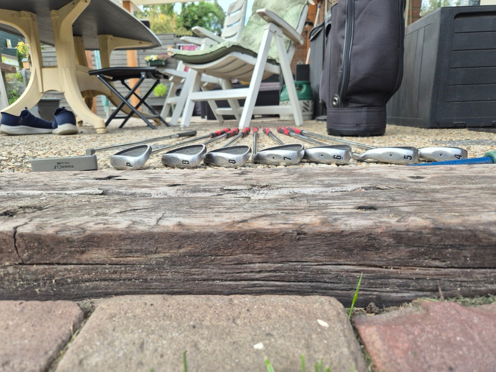 Rechtshandige golfclubs en tas, Ophalen, Gebruikt, Club, Overige merken