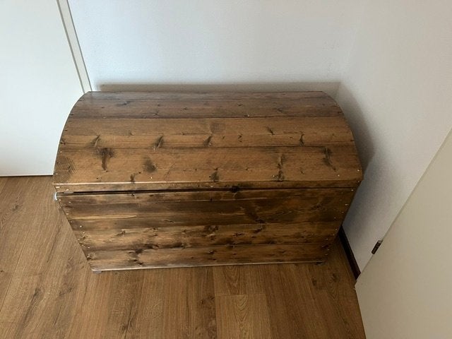 Dekenkist grenen, BxDxH is 99x53x60 cm, Ophalen