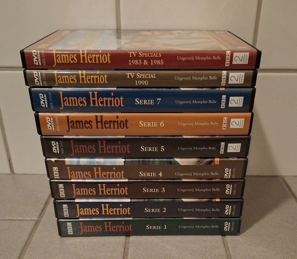 James Herriot DVD TV Serie COMPLEET Seizoen 1-7 + Specials, Engels, Alle leeftijden, Nederlands, Ophalen of Verzenden