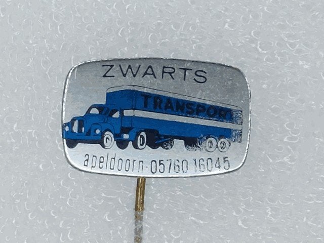 SP1915 Speldje Zwarts Transport Apeldoorn 05760 16045, Ophalen of Verzenden, Gebruikt, Overige onderwerpen