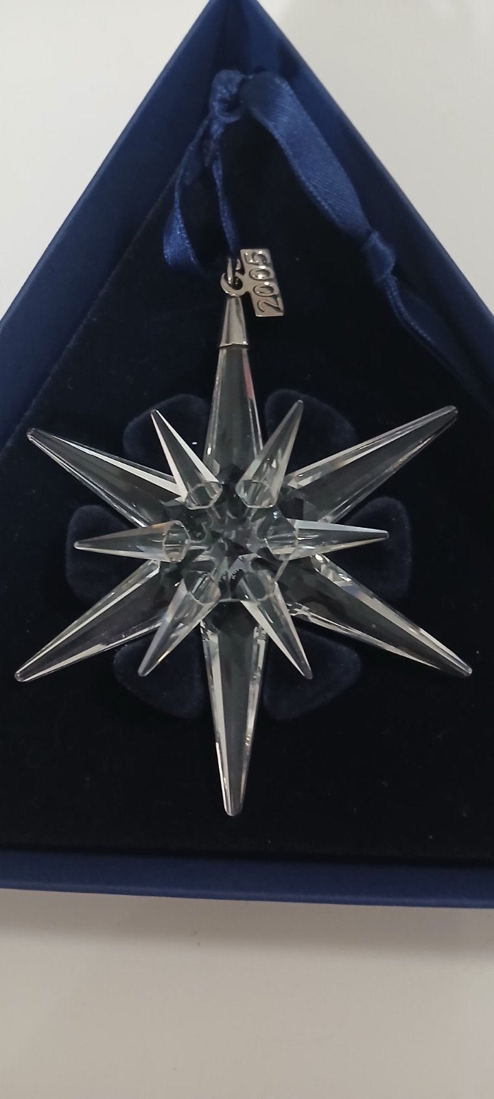 Swarovski Kerstster 2005 -  Kristal Ornamen, Verzamelen, Swarovski, Ophalen of Verzenden, Zo goed als nieuw, Huisaccessoire
