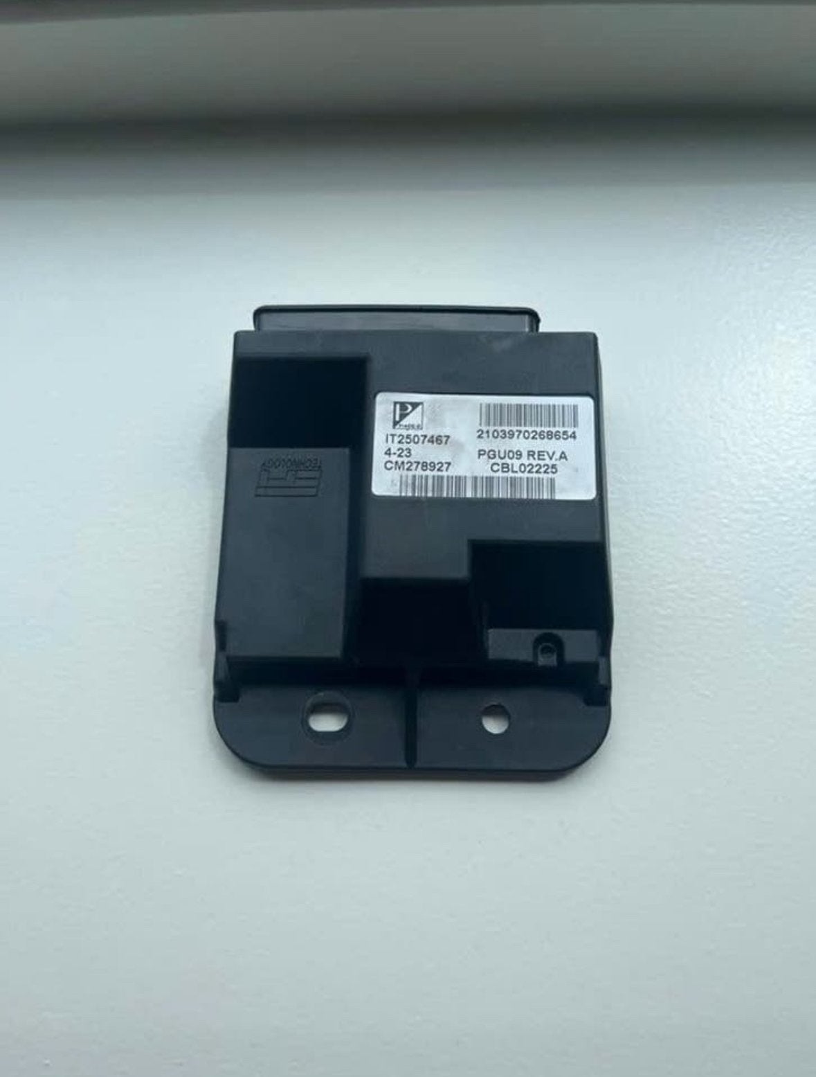 Brom ecu Vespa, Ophalen, Gebruikt