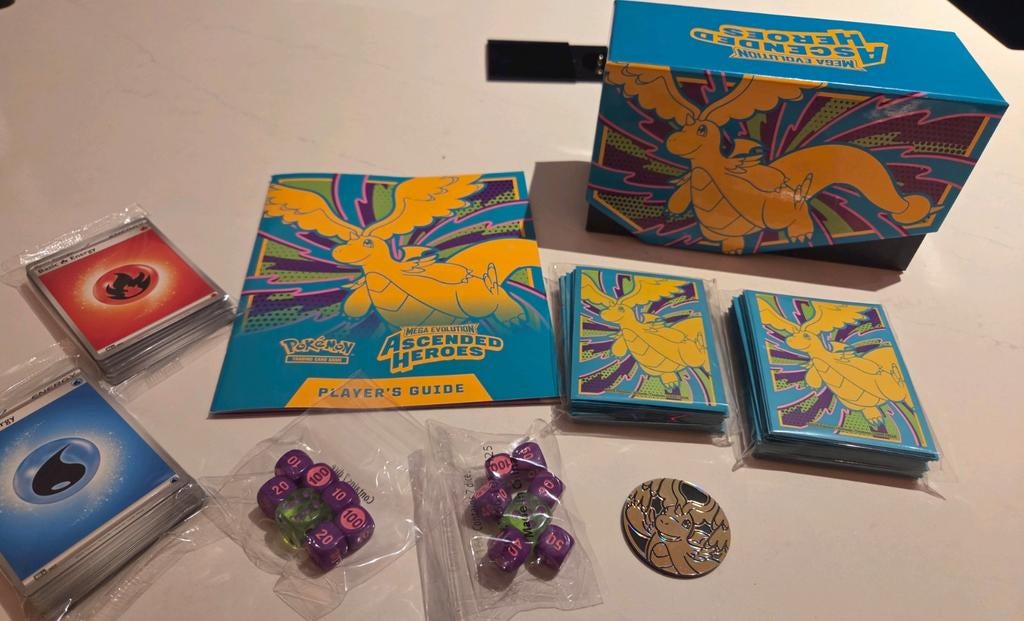 Pokémon Ascended Heroes Elite Trainer Box onderdelen, Ophalen of Verzenden, Zo goed als nieuw, Overige typen